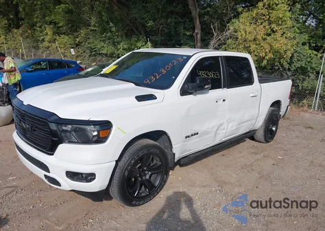 2021 Ram 1500 Big Horn 4X4 5'7 Box from USA, damaged, VIN 1C6SRFFT4MN522228